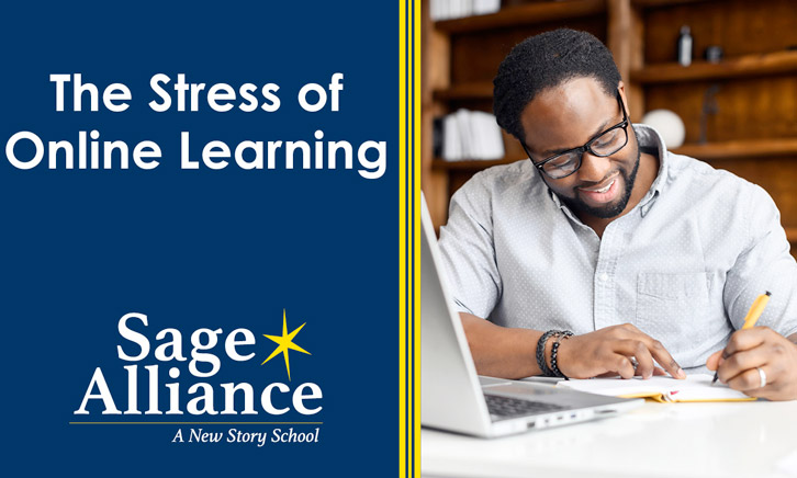How to manage stress of online learning